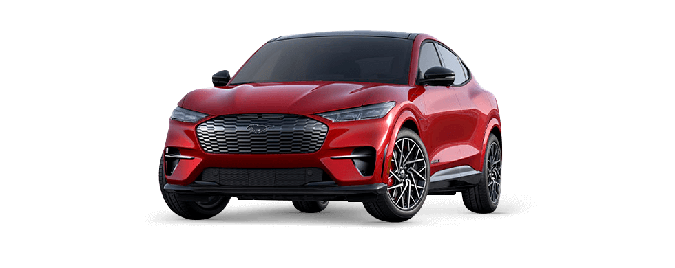 mustang 2023 negro con rojo